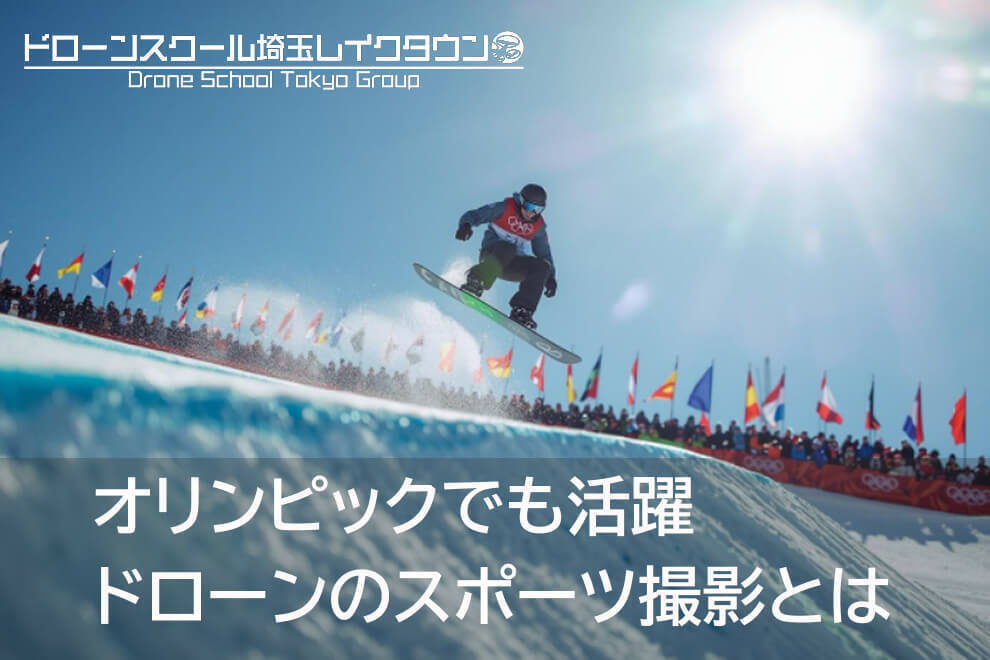 ドローンのスポーツ撮影とは オリンピックでも活躍するFPVドローンをご紹介