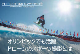ドローンのスポーツ撮影とは オリンピックでも活躍するFPVドローンをご紹介